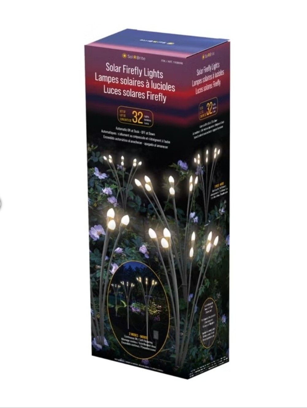 Sol-R-BriteFresh Source Solar Firefly Landscape LightsItem